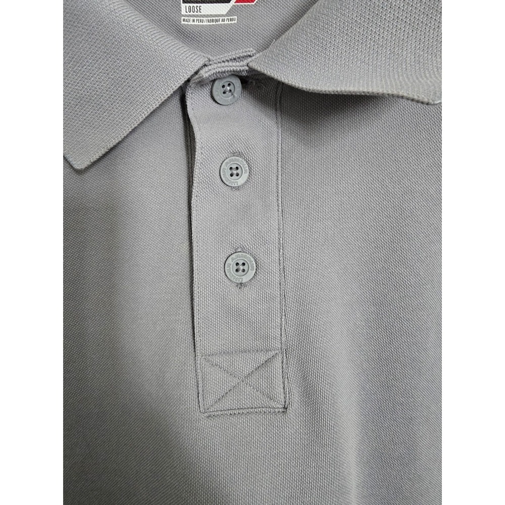 Under Armour XL Polo‎ Shirt Gray Loose Fit Short Sleeve Casual Mens - Picture 4 of 8